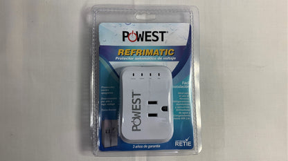 Protector de Voltaje Refrimatic ideal para refrigeradoras marca Powest
