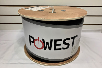 Bobina de Cable UTP Categoria 6A 100% Cobre 305 mts marca Powest