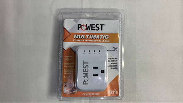 Protector de Voltaje Multimatic ideal para electrodomesticos marca Powest