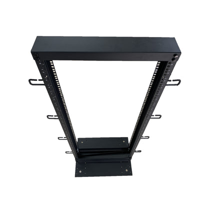 Rack Abierto de Piso de 2 parantes verticales de 25 UR de alto