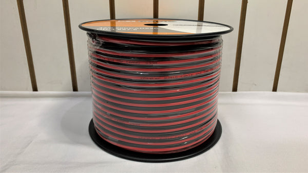 Bobina de cable para Parlante # 14 Rojo - Negro 100 metros
