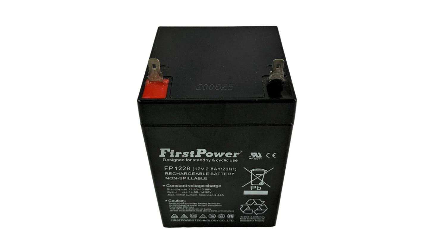 Bateria Seca Recargable 12 V 2.8 Ah sellada marca First Power