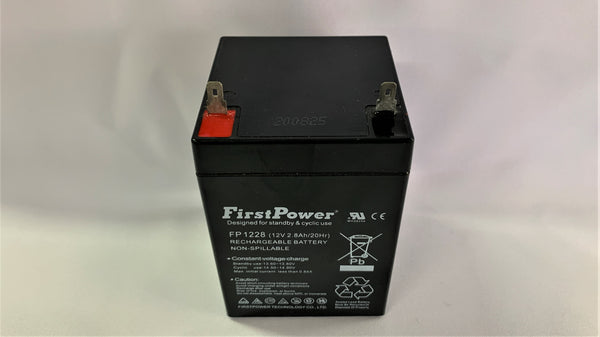 Bateria Seca Recargable 12 V 2.8 Ah sellada marca First Power