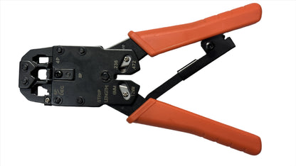 Ponchadora Profesional de Redes para conectores RJ-45 RJ-12 RJ-11