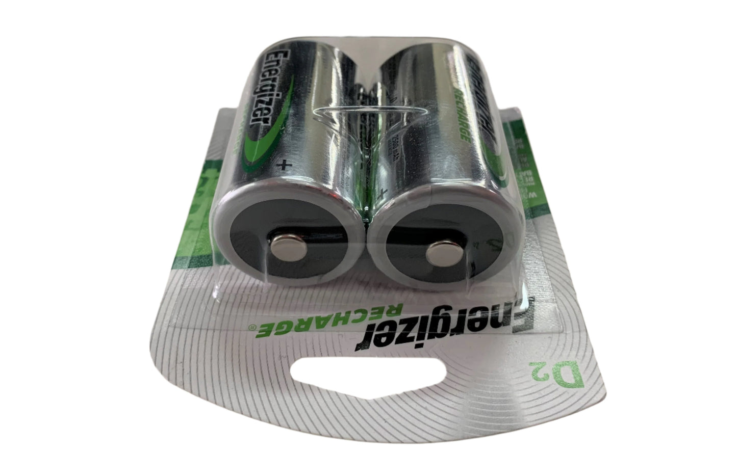 Pilas recargables tamaño D 2500 mAh marca Energizer