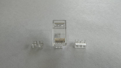 Conector RJ-45 categoria 6A plastico 10 unidades marca Powest