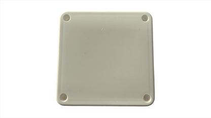 Caja Plastica de Paso color Blanca con tapa 11 x 11 x 7 cm