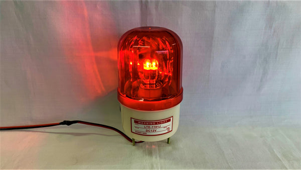 Luz Intermitente Baliza Licuadora de Advertencia 12 Vdc color rojo