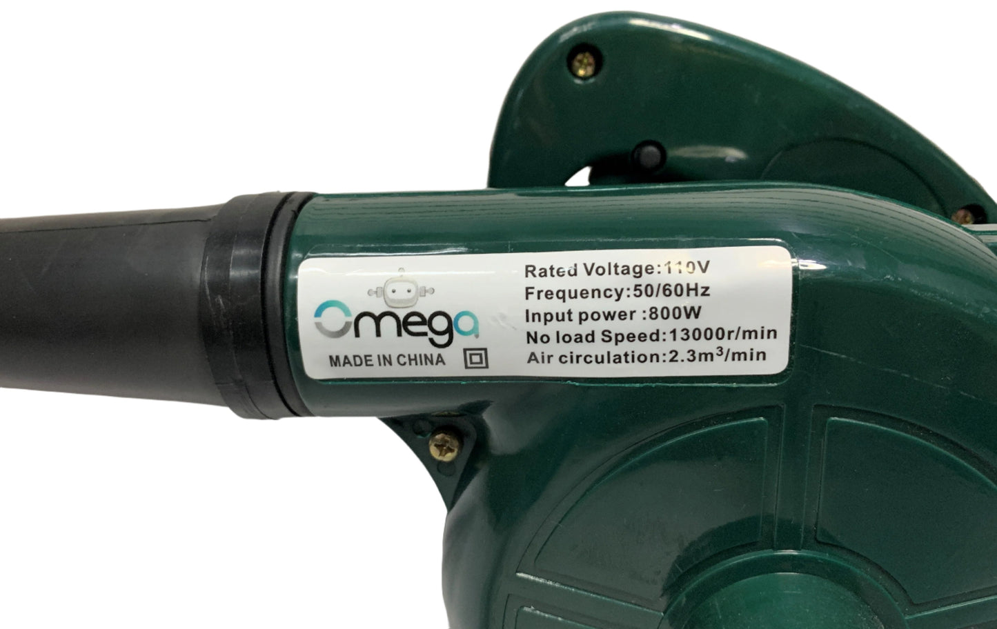 Sopladora Blower para Limpieza y Mantenimiento 800 Watts marca Omega