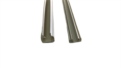 Canaleta plastica color blanco con adhesivo 10 x 10 x 2000 mm