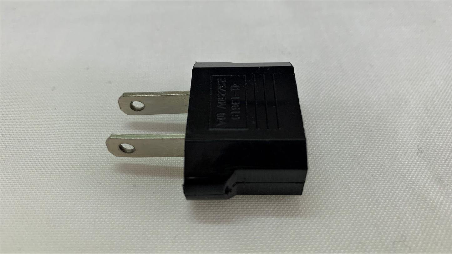 Adaptador Convertidor Enchufe de Redondo a Plano Europeo a Americano