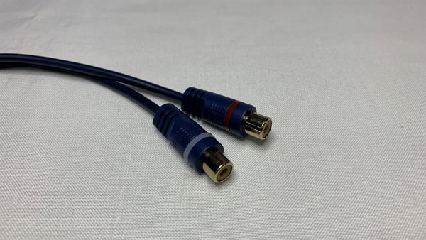 Cable en Y Splitter RCA 1 conector macho a 2 conectores hembra