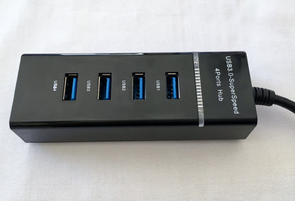 Hub multiplicador USB version 3.0 de 4 puertos