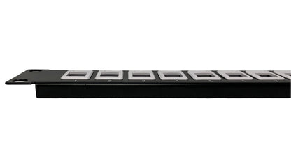 Patch Panel Modular sin jacks de 16 Puertos para rack