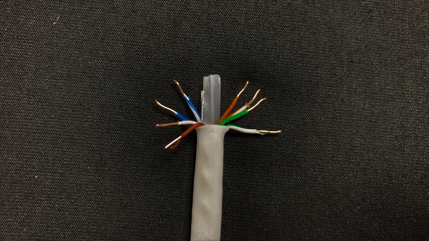 Bobina de Cable UTP Categoria 6A 100% Cobre 305 mts marca Powest