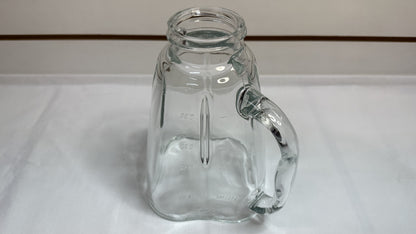Vaso tipo Trebol de Vidrio 100% original Oster con tapa