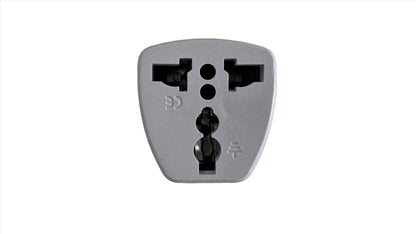Adaptador Convertidor Enchufe de Redondo tripolar a Plano Bipolar