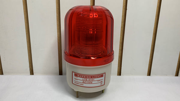 Luz Intermitente Baliza Licuadora de Advertencia LED 110 V color rojo
