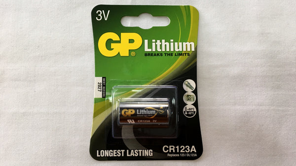 Batería GP de litio CR123A 3V - Guatemala