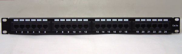 Patch Panel de 24 Puertos categoria 5e para rack