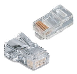 Conector Plug RJ-45 categoria 6 paquete de 100 unidades