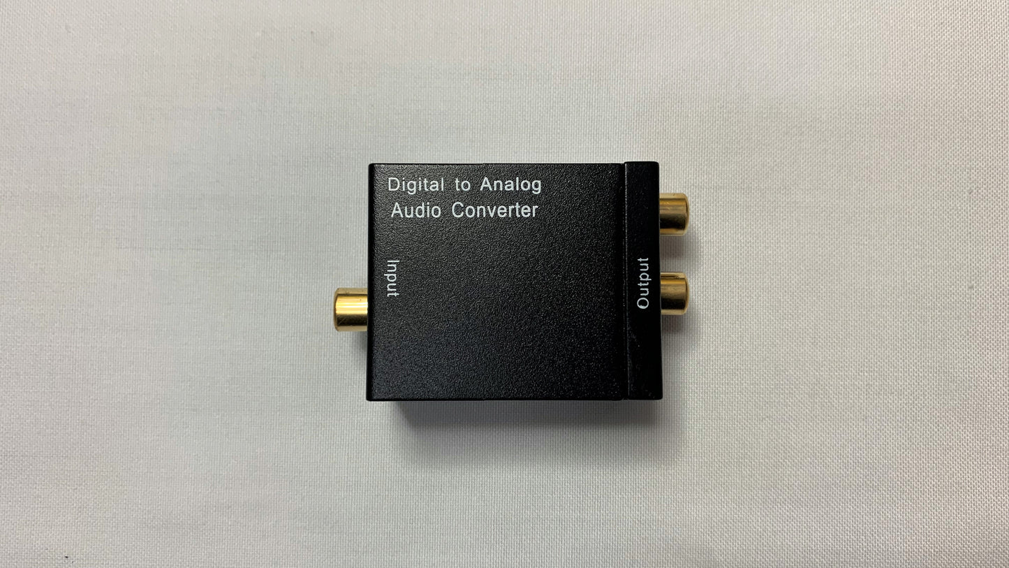 Convertidor de Audio Digital a Analogo de Optico o Coaxial a RCA