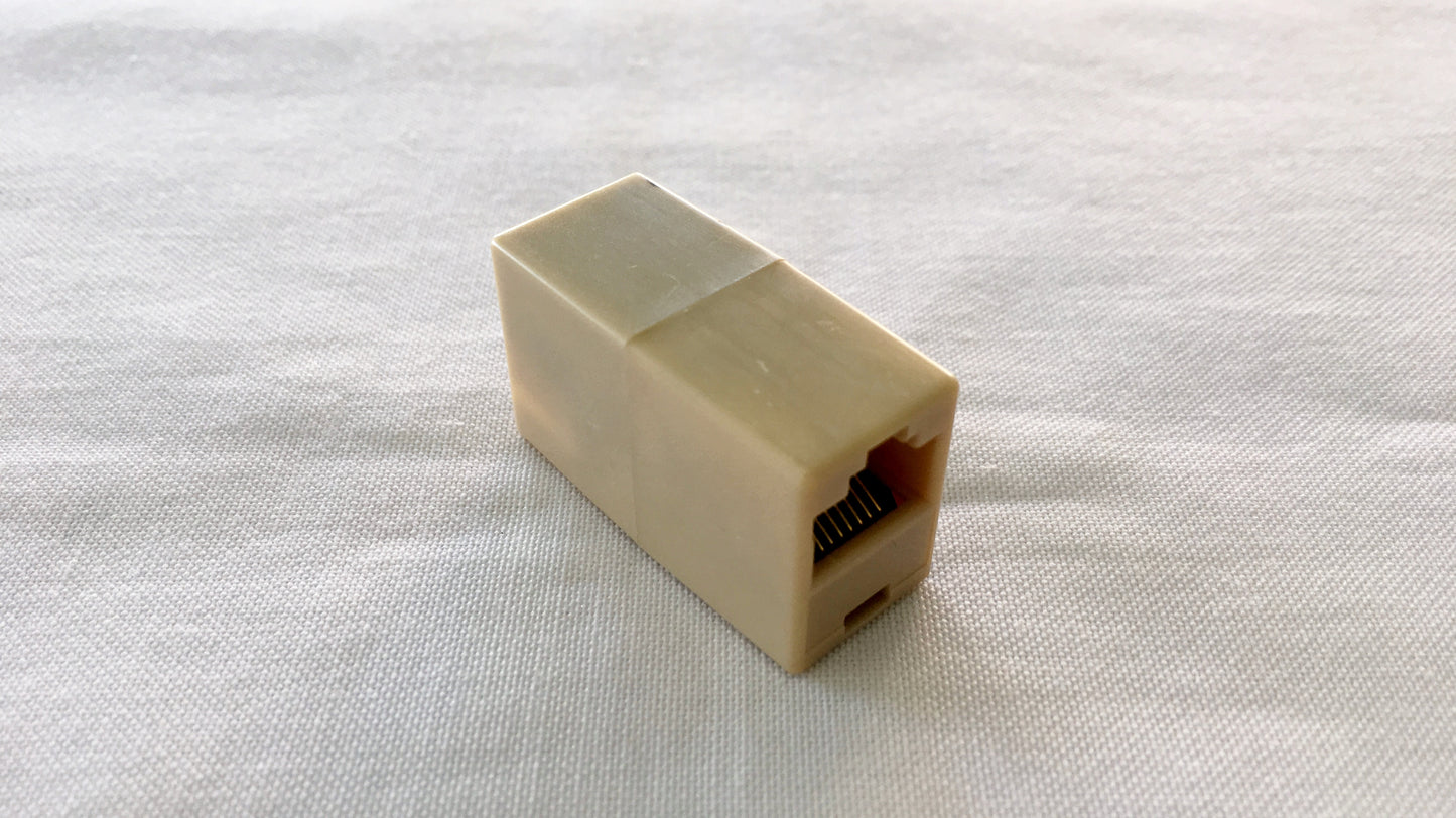 Union Extensión de Red RJ-45 Hembra - Hembra para unir 2 cables de red