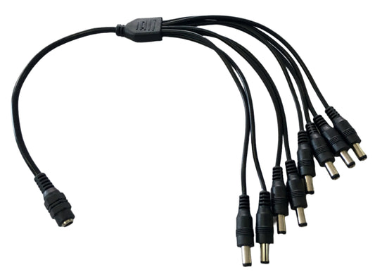 Cable de Energia tipo Pulpo Splitter DC de 8 Vias