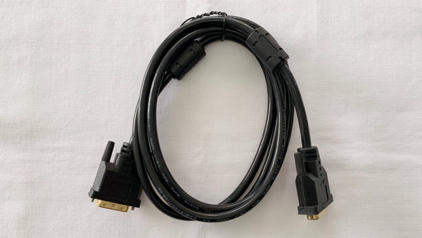 Cable DVI 24+1 de 2 metros de longitud conectores macho en ambos extremos