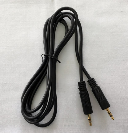 Cable de audio auxiliar de 2 conectores 3.5 mm estereo 1.8 metros