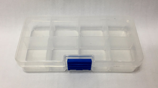 Organizador plastico caja para almacenaje 14 x 7 x 3 cm