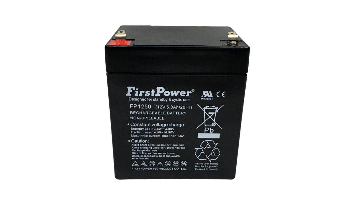 Bateria Seca Recargable 12 V 5 Ah sellada marca First Power