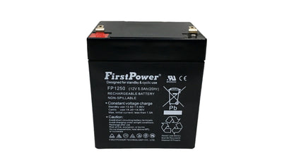 Bateria Seca Recargable 12 V 5 Ah sellada marca First Power