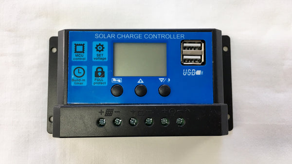 Controlador de Carga Solar PWM de 10 A para panel solar