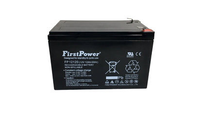 Bateria Seca Recargable 12 V 12 Ah sellada marca First Power