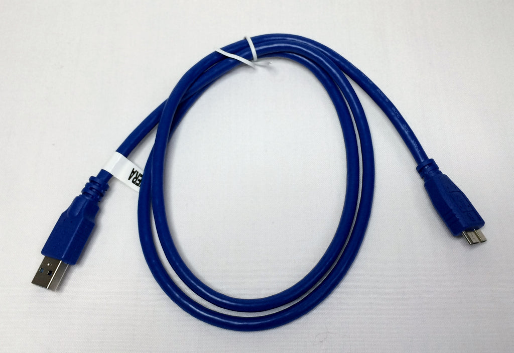 Cable Usb 3.0 A Micro B 3.0 Disco Duro Externo/ 1 Metro Azul