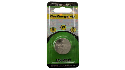 Pila tipo moneda o boton CR2330 marca New Energy