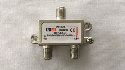 Diplexor coaxial de alta calidad