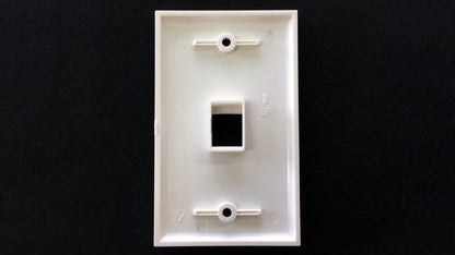 Faceplate Placa RJ-45 tipo Keystone para 1 Toma Jack De Redes