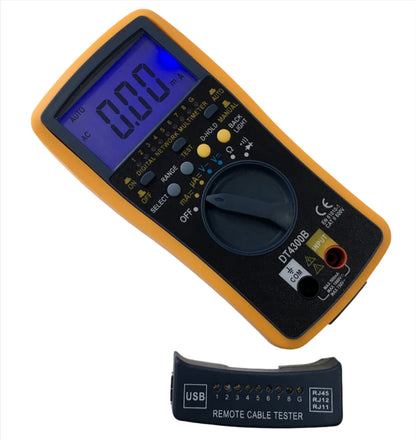 Multimetro Digital Autorango con Lan Tester Probador Redes