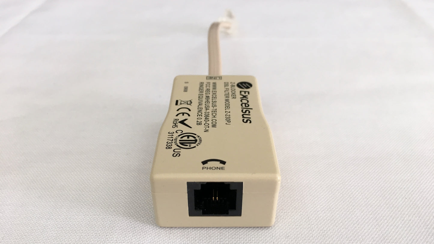 Microfiltro telefonico ADSL para linea telefonica e internet
