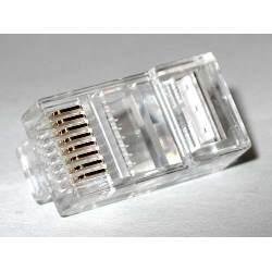 Conector Plug RJ-45 categoria 6 paquete de 100 unidades