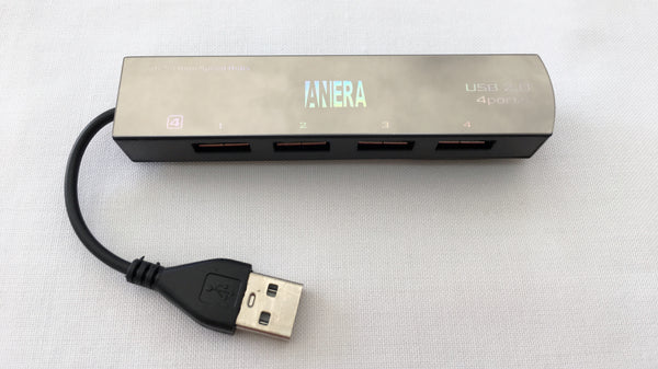 Hub USB 2.0 de 4 puertos marca Anera