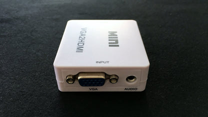 Convertidor de Audio y Video de VGA + Audio a HDMI