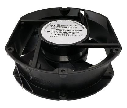 Ventilador semi circular 110 Vac 45 W de 17.2 cm de diametro