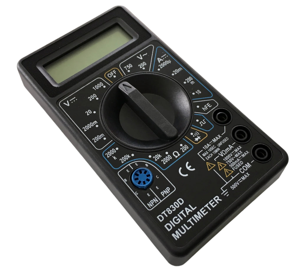 Multimetro Digital Pequeño para estudiantes DT830D – Electronica Cecomin