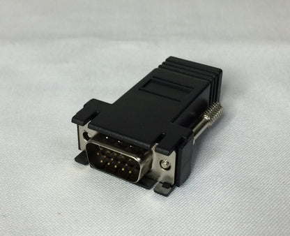 Adaptador convertidor de VGA macho a RJ-45 UTP