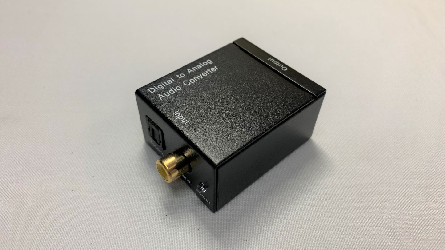 Convertidor de Audio Digital a Analogo de Optico o Coaxial a RCA