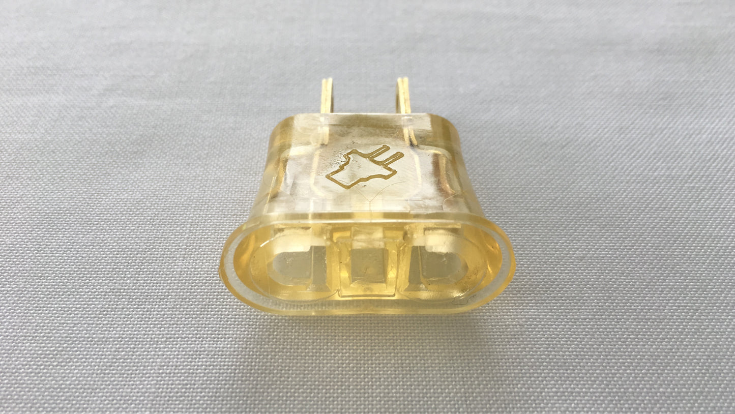 Adaptador Enchufe Convertidor de Rendondo a plano 2 clavijas