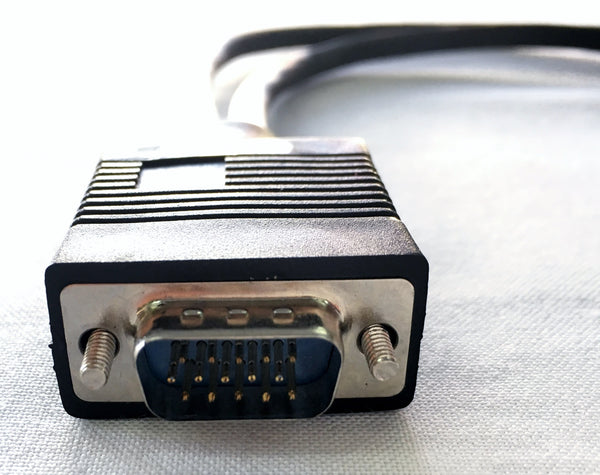 Cable en Y splitter pasivo VGA de 1 conector macho a 2 conectores hembras